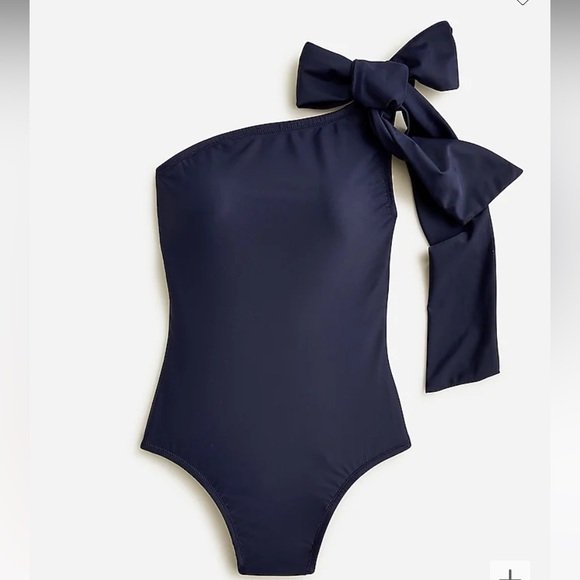 J. Crew Other - J. Crew Bow One-Shoulder One-Piece
